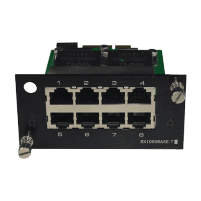 Modul UTEPO cu 8 porturi RJ45 Gigabit 10/100/1000 Mbps