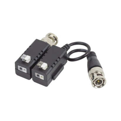 Video balun pasiv HD Hikvision, set 2 buc, transmisie CCTV pana la 300 m