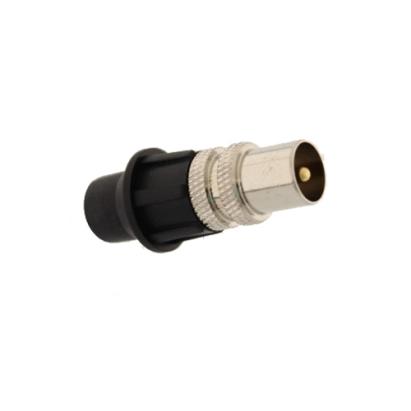 Conector TV prin compresie 75 Ohm pentru cablu coaxial, CAP SYSTEM