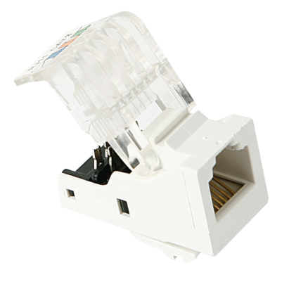 Keystone Jack RJ11 Cat 3, 6 pini, cu sertizare automată, DLX Electric