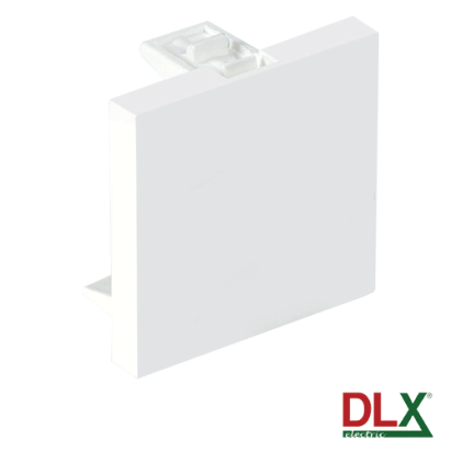 Capac fals pentru aparataj DLX 45x45 mm, 2 module, PVC vopsibil