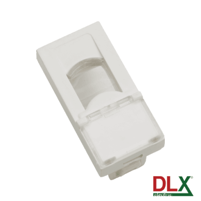 Panel Keystone Jack 45x22.5 mm cu capac antipraf, 1 modul, DLX Electric