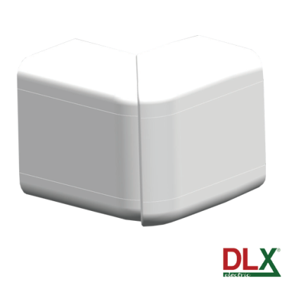 Unghi exterior ajustabil pentru canal cablu 102x50 mm, alb, DLX