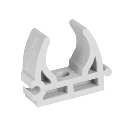 Suport de prindere pentru tub PVC rigid sau copex D25, gri, DLX Electric