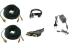 Kit accesorii supraveghere pentru 2 camere cu cabluri mufate și sursă 12V