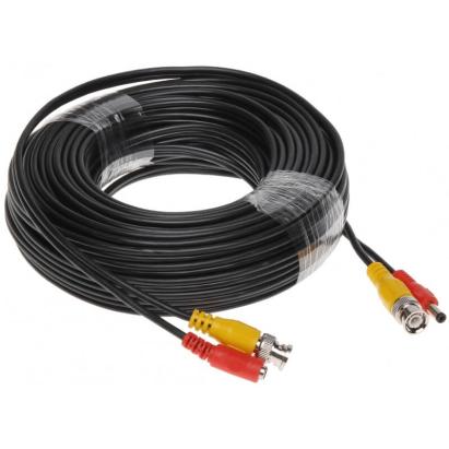 Cablu 10 m pentru camere de supraveghere BNC + DC, cupru 4 mm