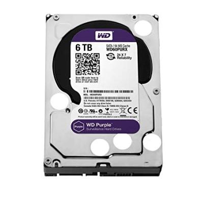 HDD intern WD Purple Surveillance 6TB SATA 3 64MB pentru DVR/NVR