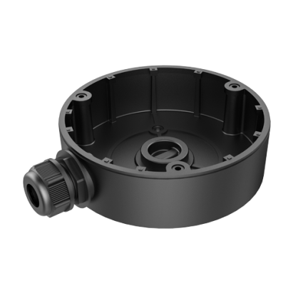 Doza de conexiuni neagra pentru camere dome Hikvision DS-1280ZJ-DM8