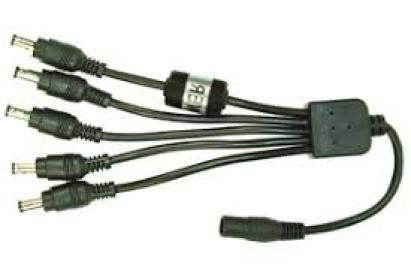 Splitter distribuitor alimentare pentru 5 camere CCTV Rovision