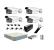 Kit supraveghere exterior Hikvision cu 4 camere Full HD, HDD 1TB si UPS