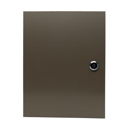 Sursa alimentare backup 12V 10A cu 9 iesiri, cutie metalica si cheie