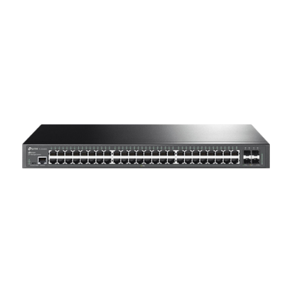 Switch managed TP-Link Omada SG3452X cu 48 porturi Gigabit si 4 SFP+ 10G