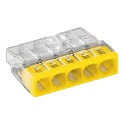 Conector compact de imbinare WAGO 5 poli pentru 2.5 mm², set 100 buc
