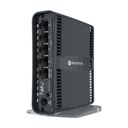 Router MikroTik hAP ax2 Wi‑Fi 6 AX1800 Dual-Band cu 5 porturi Gigabit PoE