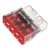 Conector compact WAGO 4 poli pentru conductori solizi 0.5-2.5 mm², 100 buc