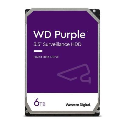 Hard disk WD Purple 6TB 3.5 inch SATA III pentru supraveghere WD64PURZ