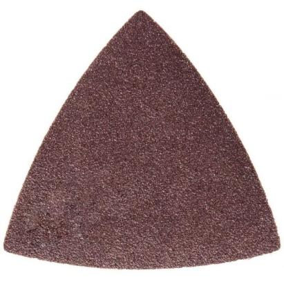Abrazive/smirghel triunghiular cu scai, P80, set 5 buc, 90x90x90 mm, Dedra GartenVIP DiyLine