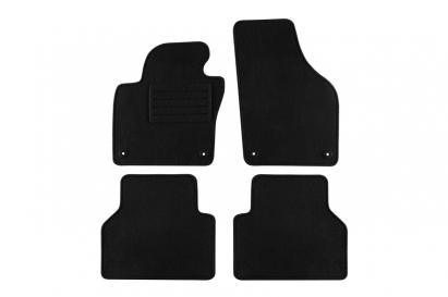 Mochete din covor cu două straturi, potrivite pentru VW Tiguan 2007-2016 de la Petex, țesătură Rex, set de 4 bucăți, negru Performance AutoTuning