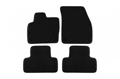 Mochete textile cu trei straturi, potrivite pentru Range Rover Evoque 2011-2019, set de 4 bucăți, negre Performance AutoTuning