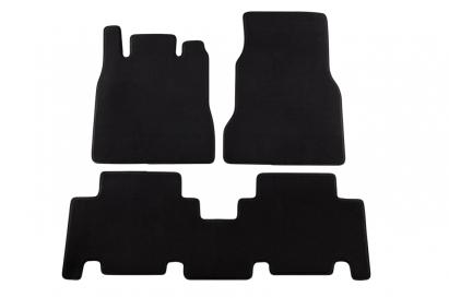 Mochete textile cu trei straturi potrivite pentru Mercedes A-Class W168 1997-2001, din 3 piese, negre Performance AutoTuning