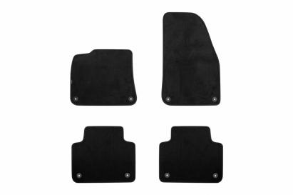 Tălpi textile cu trei straturi, potrivite pentru Porsche Cayenne după 2017, set de 4 bucăți, negre Performance AutoTuning