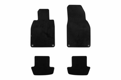 Mochete textile cu trei straturi, potrivite pentru Porsche 911 după 2019, set de 4 bucăți, negru Performance AutoTuning