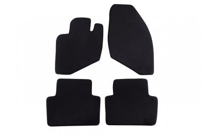 Mochete textile cu trei straturi, potrivite pentru Volvo S80 1998-2006, set de 4 bucăți, negru Performance AutoTuning