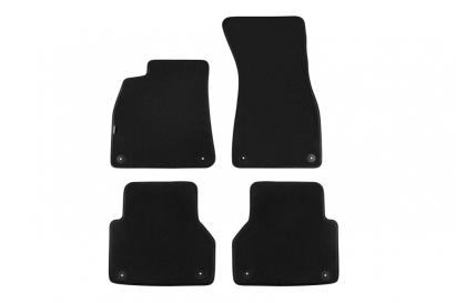 Mochete textile cu trei straturi, potrivite pentru Audi A6 sedan, break, A7 după 2018, set de 4 bucăți, negru Performance AutoTuning