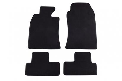 Mochete textile cu trei straturi, potrivite pentru Mini One, Cooper 2001-2006, set de 4 bucăți, negru Performance AutoTuning