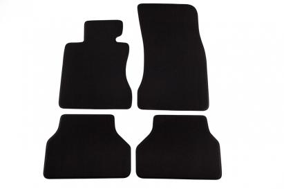 Mochete textile cu trei straturi potrivite pentru BMW Seria 5 E60 sedan, E61 touring 2003-2010, set de 4 bucăți, negru Performance AutoTuning