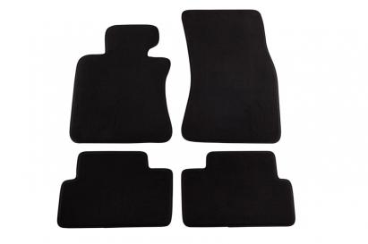 Mochete textile cu trei straturi potrivite pentru BMW Seria 6 E63 Coupe 2004-2011, set de 4 bucăți, negru Performance AutoTuning