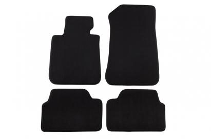 Mochete textile cu trei straturi potrivite pentru BMW Seria 1 E87 2004-2011, set de 4 bucăți, negru Performance AutoTuning