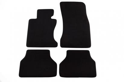 Mochete textile cu trei straturi potrivite pentru BMW Seria 5 E60 sedan, E61 touring 2007-2010 X-Drive, set de 4 bucăți, negru Performance AutoTuning