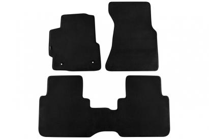 Mochete textile cu trei straturi din material Petex Style potrivite pentru Honda CR-V 1997-2002 cu transmisie manuală, formate din 3 părți, negre Performance AutoTuning