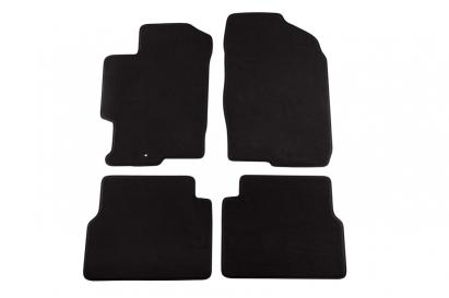 Mochete textile cu trei straturi potrivite pentru Mazda 6 2002-2008, set de 4 bucăți, negru Performance AutoTuning