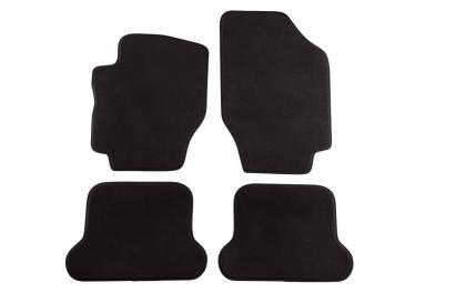 Tălpi textile cu trei straturi potrivite pentru Peugeot 307 CC 2003-2009, set de 4 bucăți, negre Performance AutoTuning