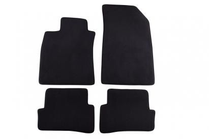 Mochete textile cu trei straturi, potrivite pentru Renault Clio 2005-2012, set de 4 bucăți, negru Performance AutoTuning