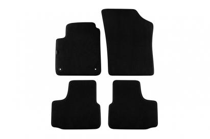 Mochete textile cu trei straturi, potrivite pentru Skoda Citigo după 2012, set de 4 bucăți, negru Performance AutoTuning