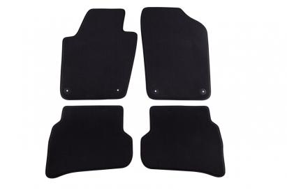 Mochete textile cu trei straturi potrivite pentru Seat Ibiza, Ibiza CT 2008-2017, set de 4 bucăți, negru Performance AutoTuning