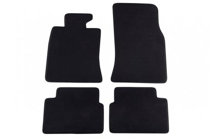Tălpi de textile în trei straturi, potrivite pentru Mini Clubman 2007-2015, set de 4 bucăți, negre Performance AutoTuning