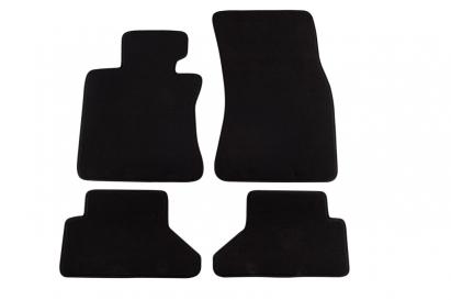 Mochete textile cu trei straturi potrivite pentru BMW Seria 6 E64 Cabriolet 2004-2011, set de 4 bucăți, negru Performance AutoTuning