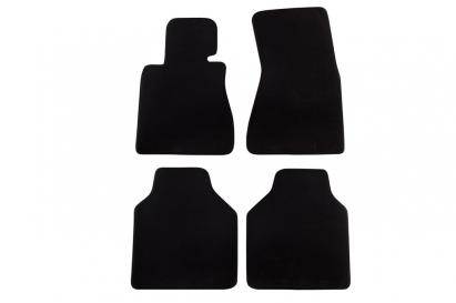 Mochete textile cu trei straturi potrivite pentru BMW Seria 7 E66 2002-2008 cu ampatament lung, set de 4 bucăți, negru Performance AutoTuning
