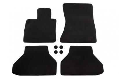 Mochete textile cu trei straturi potrivite pentru BMW X6 E71 2008-2014, set de 4 bucăți, negru Performance AutoTuning