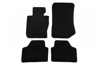Tălpi textile cu trei straturi, potrivite pentru BMW X1 E84 2009-2015 X-Drive, set de 4 bucăți, negre Performance AutoTuning