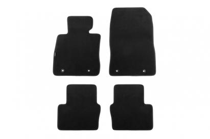 Mochete textile cu trei straturi potrivite pentru MAZDA 2 DUPĂ 2015, set de 4 bucăți, negru Performance AutoTuning