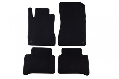 Mochete textile cu trei straturi, potrivite pentru Mercedes E-Class W211 sedan, break 2002-2009, set de 4 bucăți, negru Performance AutoTuning