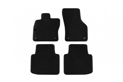 Mochete textile cu trei straturi, potrivite pentru Skoda Superb III sedan, combi 2015-2019, Superb IV după 2019, set de 4 bucăți, negru Performance AutoTuning