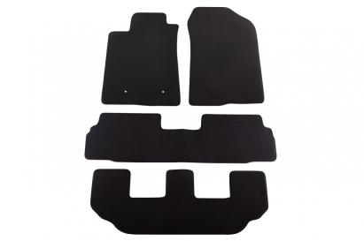 Mochete textile cu trei straturi potrivite pentru Toyota Corolla Verso 2004-2009, set de 4 bucăți, negru Performance AutoTuning