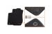 Tapițerie de podea textilă în trei straturi, potrivită pentru Audi A3 1998-2003, set de 4 bucăți, negru Performance AutoTuning