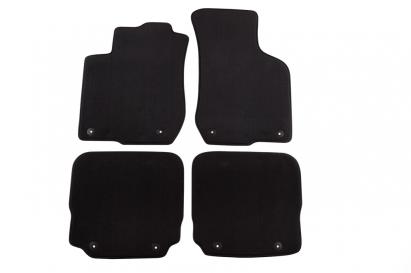Tapițerie de podea textilă în trei straturi, potrivită pentru Audi A3 1998-2003, set de 4 bucăți, negru Performance AutoTuning